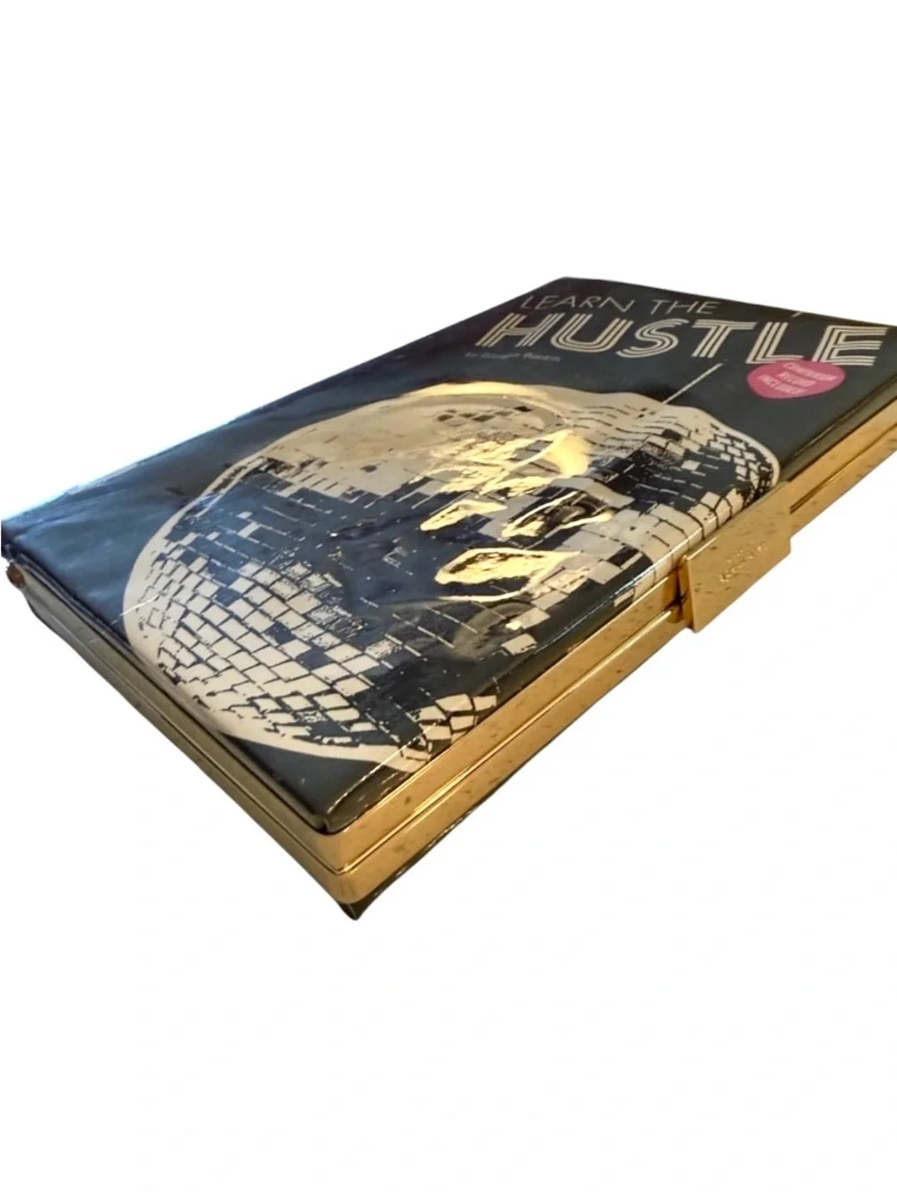 KATE SPADE LEARN THE HUSTLE NOVELTY CLUTCH